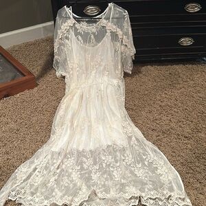 Johnny Was camisole type dress with side slits